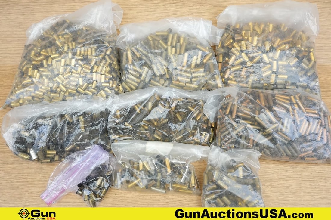 Assorted Assorted Brass. . Assorted Fired, Pistol and Revolver Brass, 43 Lbs. . (83501) (GSCX94) (1 of 19)