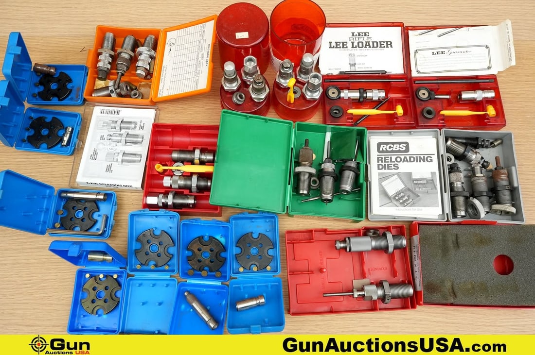 Hornet, Remington, S&W, Etc. 9MM, .45-70 Govt., 5.7x28 FN, Etc. .223 Remington Die Sets . Good (1 of 17)