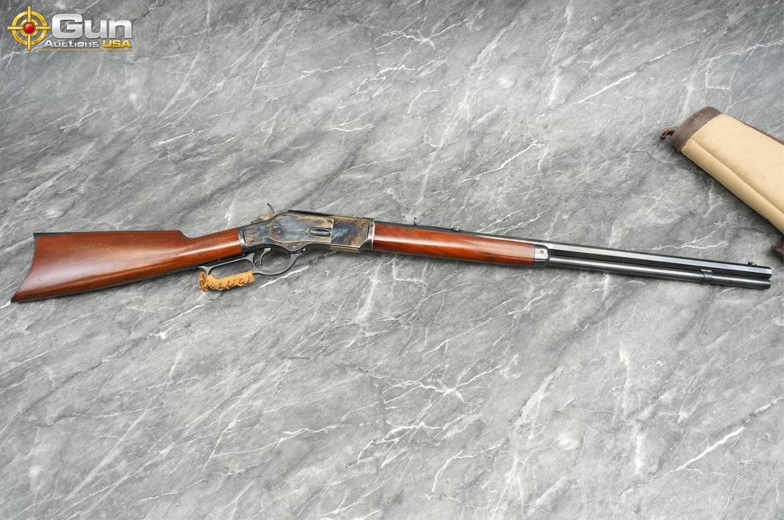 A. UBERTI 1873 .45 LONG COLT Rifle. Very Good. 23.5" Barrel. Shiny Bore, Tight Action Lever Action . (1 of 20)