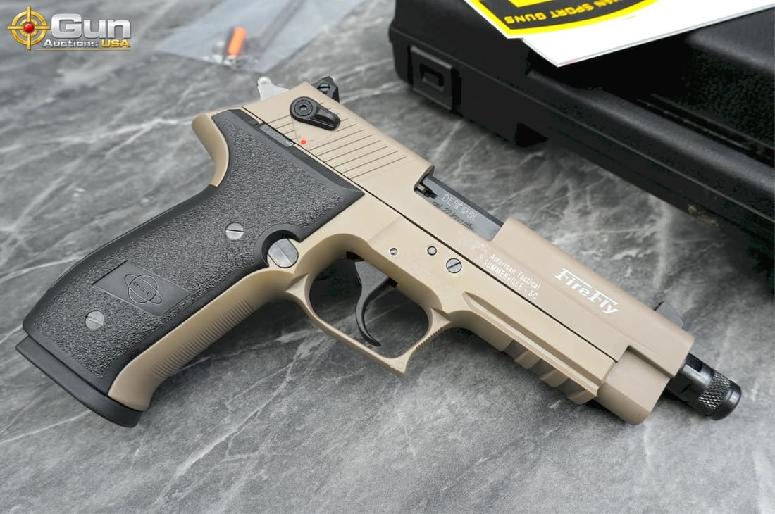 ATI GSG FIREFLY .22 LR THREADED BARREL Semi Auto Pistol 5" Barrel, Shiny Bore, Tight Action (1 of 14)
