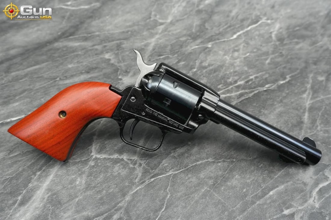 Heritage ROUGH RIDER .22WMR Revolver. Very Good. 4.75" Barrel. Shiny Bore, Tight Action Features (1 of 11)