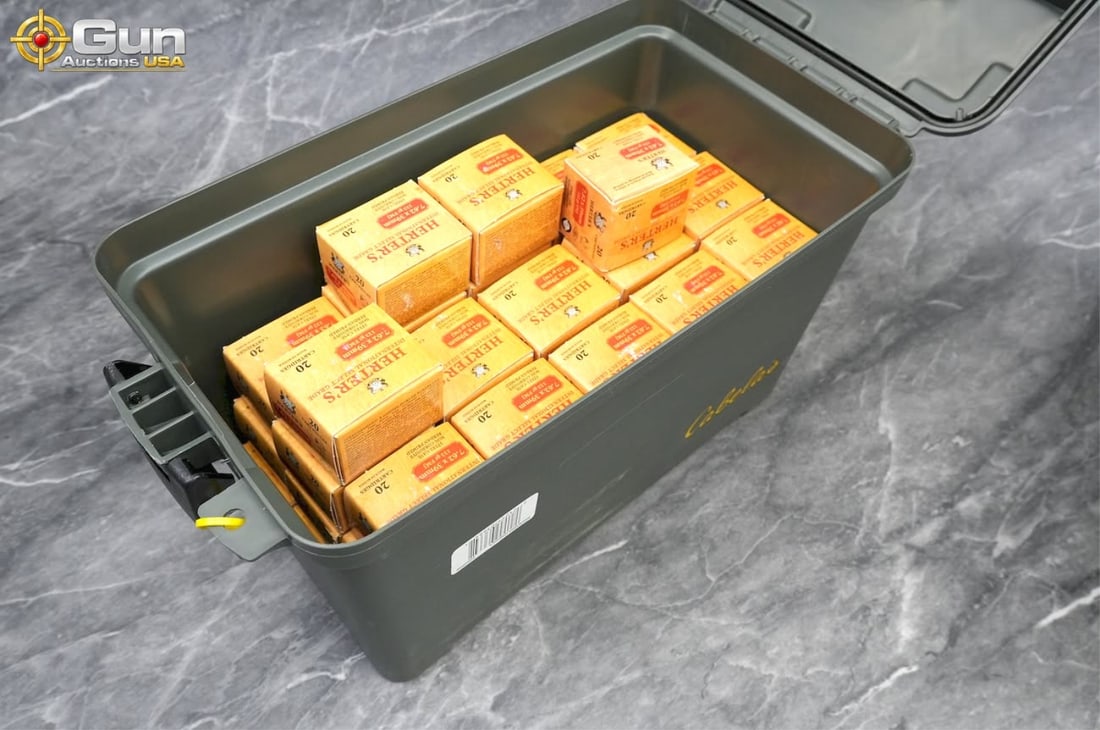 Herter's 7.62x39 Ammo . Approx. 900 Rds. Includes Polymer ammo can. (500108) (GSC4059) (1 of 4)