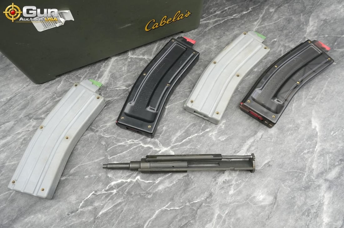 Black Dog, Etc. .22LR Mags, Etc, . Good Condition, Normal Handling Marks. Black Dog Polymer ammo (1 of 8)
