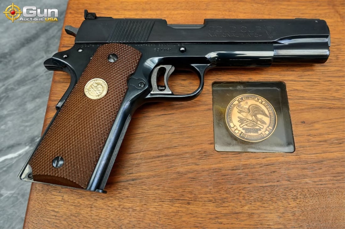 Colt Gold Cup National Match .45 ACP NRA Centennial Commemorative Pistol: A beautiful, highly (1 of 20)