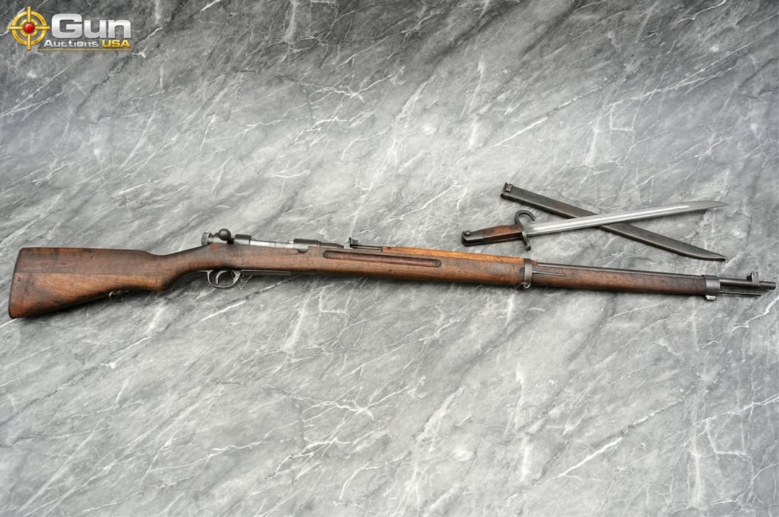 NAGOYA TYPE 38 6.5X50MM MUM IS CLEARLY VISIBLE Rifle. Good condition, Normal Handling Marks. 31": NAGOYA TYPE 38 6.5X50MM MUM IS CLEARLY VISIBLE Rifle. Good condition, Normal Handling Marks. 31" Barrel. Shootable Bore, Tight Action Bolt Action . MUM CLEARLY Visible on Top of Chamber! 600 STAMPED o