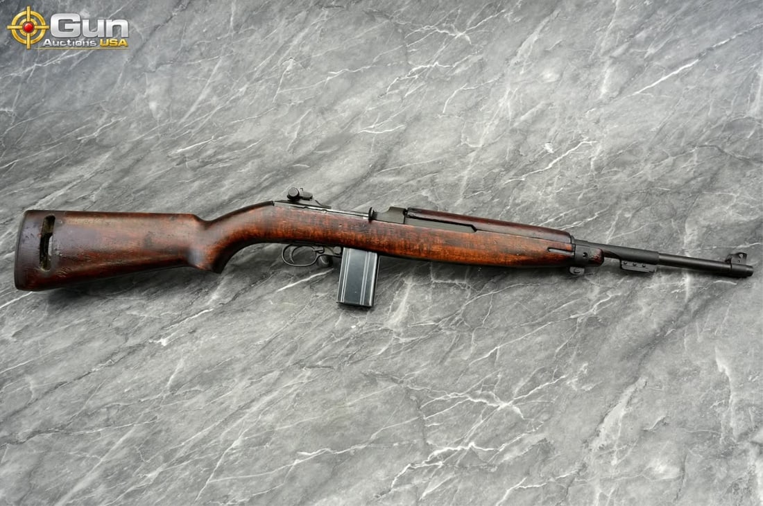 IBM CORP. U.S. M1 CARBINE 30 CAL. Semi Auto Rifle, 18" Barrel, Very Good Condition, Shiny Bore,: IBM CORP. U.S. M1 CARBINE 30 CAL. Semi Auto Rifle, 18" Barrel, Very Good Condition, Shiny Bore, Tight Action, sn:3858148This IBM Corp. U.S. M1 Carbine, chambered in .30 Carbine, is a WWII military sem