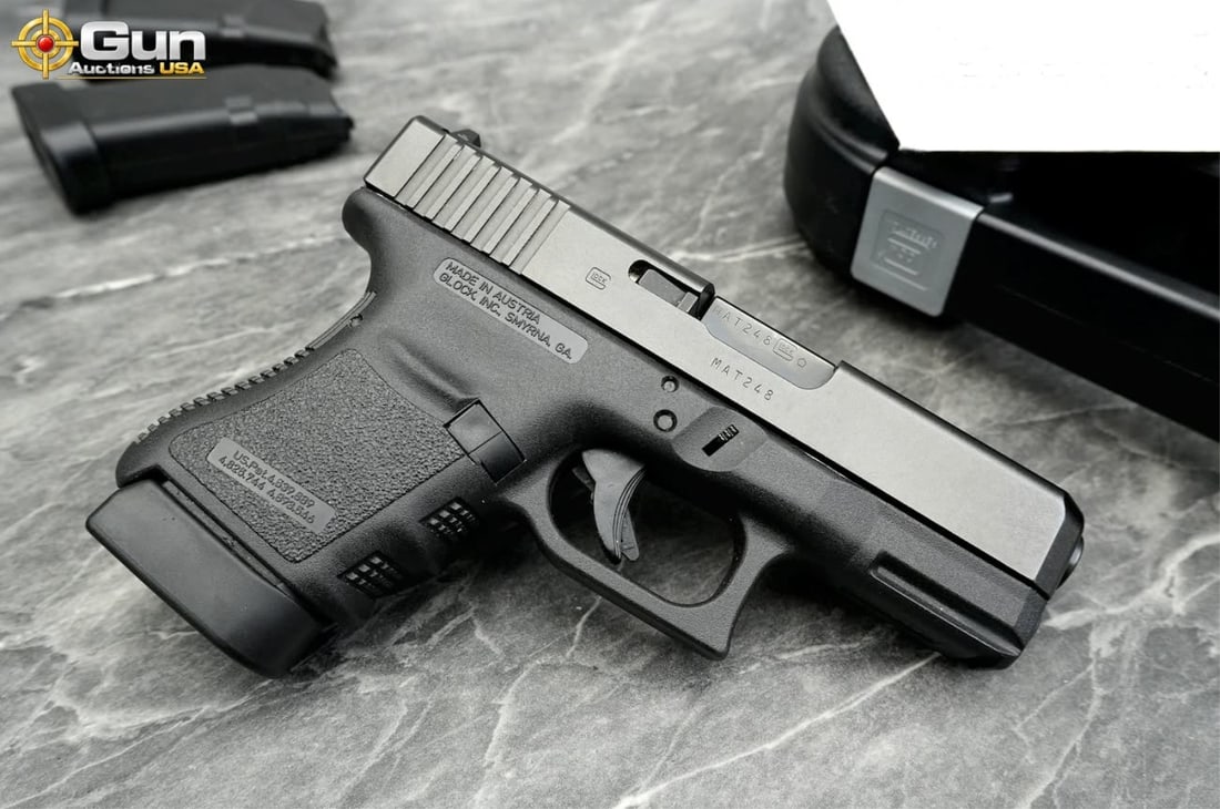 Glock 30 .45 AUTO Semi Auto Pistol, 4" Barrel, Excellent Condition, Shiny Bore, Tight Action, (1 of 12)