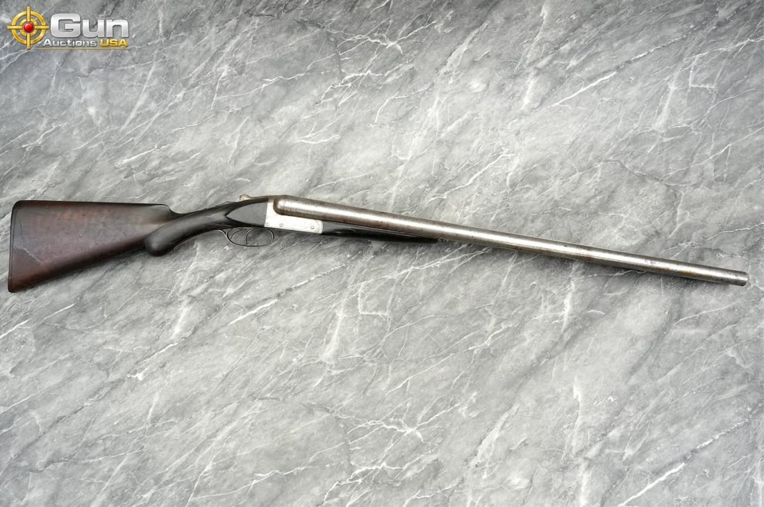 REMINGTON 1894 10 GA SXS Shotgun, 28" Barrel, Good Condition, Normal Handling Marks, Shootable Bore,: REMINGTON 1894 10 GA SXS Shotgun, 28" Barrel, Good Condition, Normal Handling Marks, Shootable Bore, Tight Action, sn:104390This double-barrel shotgun from the 1890s features a boxlock receiver with a