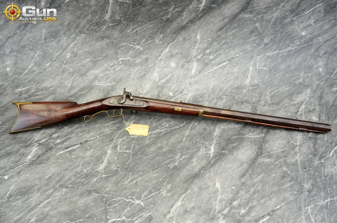 RC Turner Midwestern Plains Percussion Rifle, Octagonal 30" Barrel, Very Good Condition: RC Turner Midwestern Plains Percussion Rifle, Octagonal 30" Barrel, Very Good ConditionHand-assembled by RC Turner, this black powder firearm features a heavy octagonal 30" Remington barrel, percussio