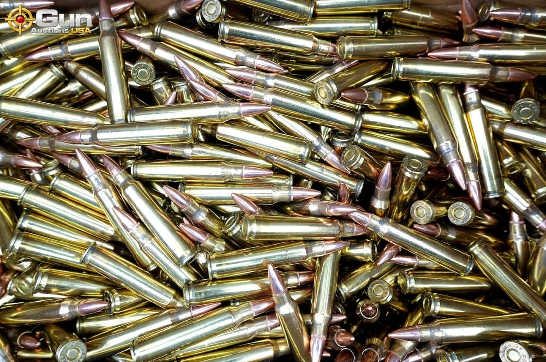 Fiocchi, etc, ammunition Approx. 800 rounds in total. Contains rounds of .223 ammunition. (500536): Fiocchi, etc, ammunitionApprox. 800 rounds in total. Contains rounds of .223 ammunition. (500536) (GSCV15)
