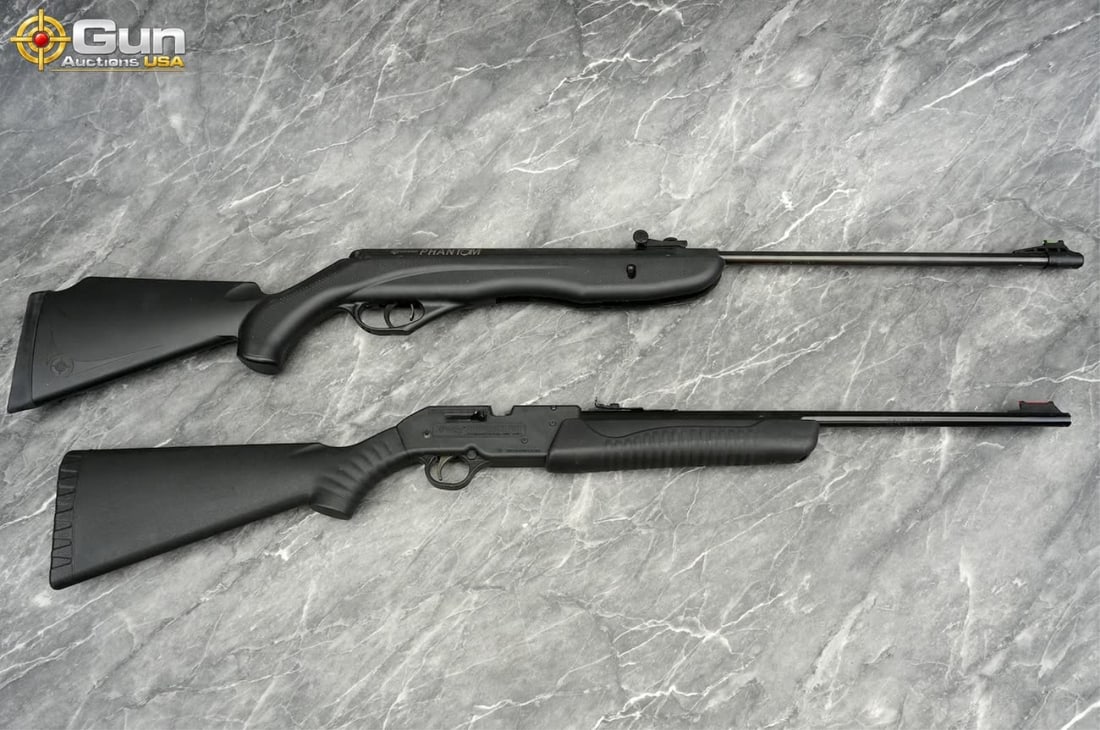 Crosman and Daisy .177 caliber air rifles, Good Condition Includes one Crosman Phantom model CS1K77A: Crosman and Daisy .177 caliber air rifles, Good ConditionIncludes one Crosman Phantom model CS1K77A break-barrel pellet rifle and one Daisy Powerline 901 multi-pump dual ammo air rifle. Both show norm