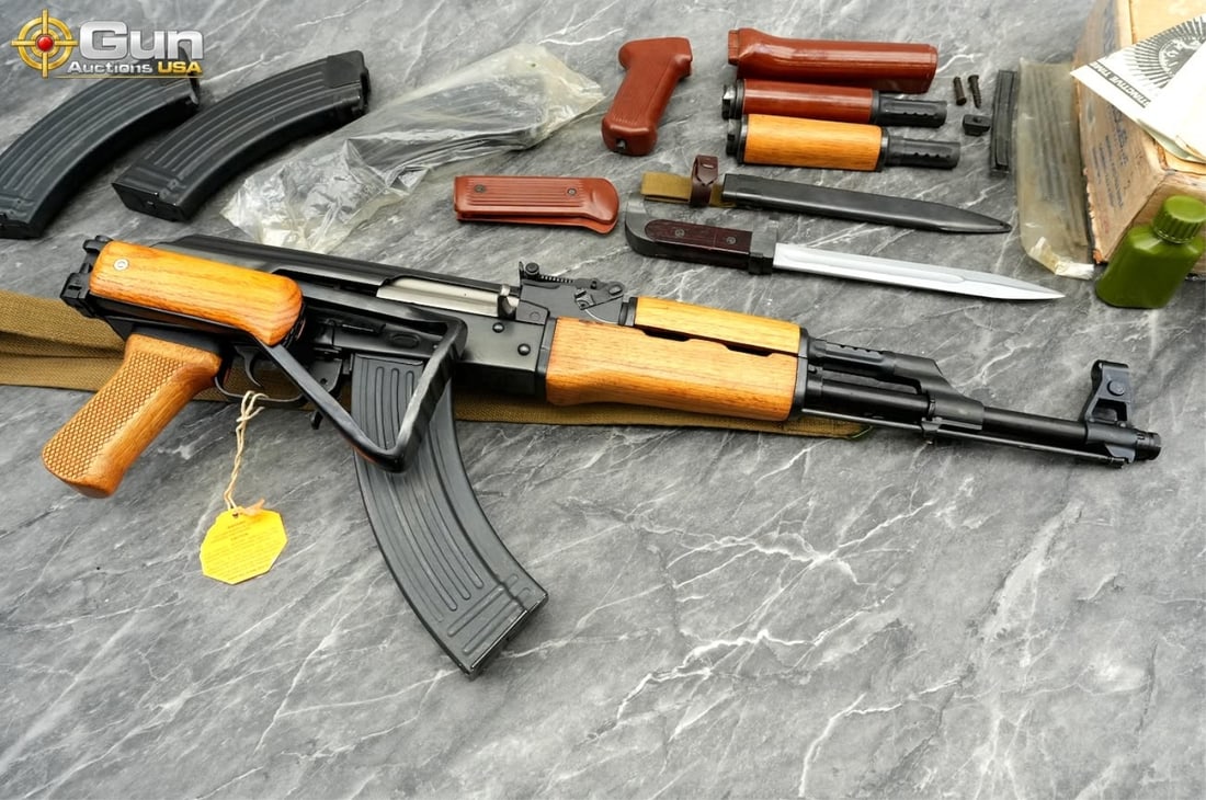 POLYTECH AKS-762 7.62X39 SEMI RIFLE, SIDE-FOLDING: POLYTECH CHINA AKS-762 7.62 x 39 Semi Auto Rifle, 16" Barrel, Excellent Condition, Shiny Bore, Tight Action, sn:CS02699A Chinese-manufactured AKS-762 rifle imported by Keng's Firearms Specialty of Atl