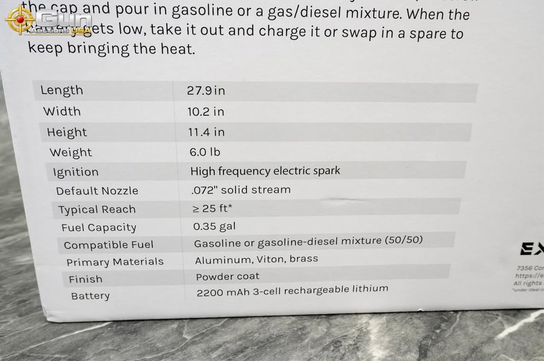 Exothermic Technologies Pulsefire LRT torch. Excel - 17