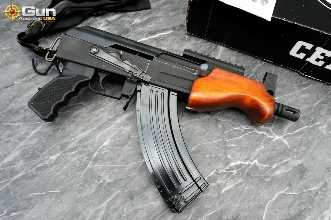 CENTURY C39 7.62X39 AK SEMI PISTOL: CENTURY ARMS C39 7.62 x 39 THREADED BARREL Semi Auto Pistol, 5" Barrel, Very Good Condition, Shiny Bore, Tight Action, sn:C39P03139This Century Arms C39 is an AK-pattern pistol chambered in 7.62x39mm,