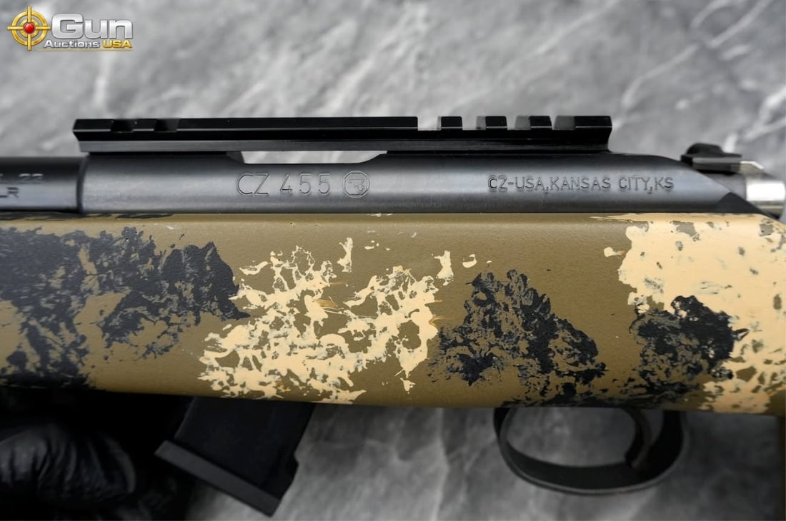 CZ 455 .22 LR THREADED BOLT RIFLE - 4