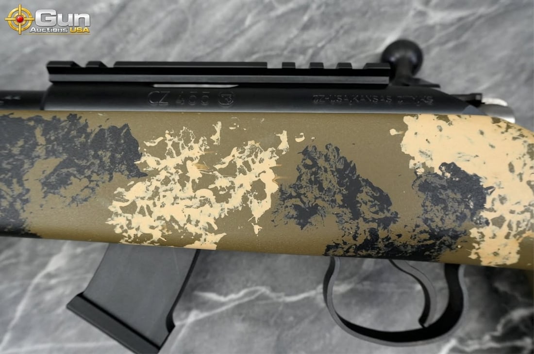 CZ 455 .22 LR THREADED BOLT RIFLE - 8