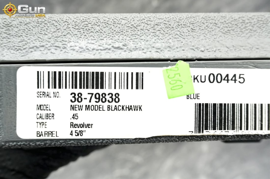 RUGER BLACKHAWK .45 REVOLVER - 15