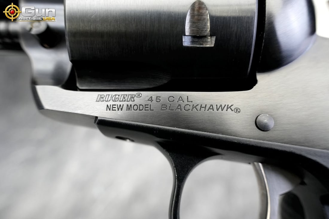 RUGER BLACKHAWK .45 REVOLVER - 6