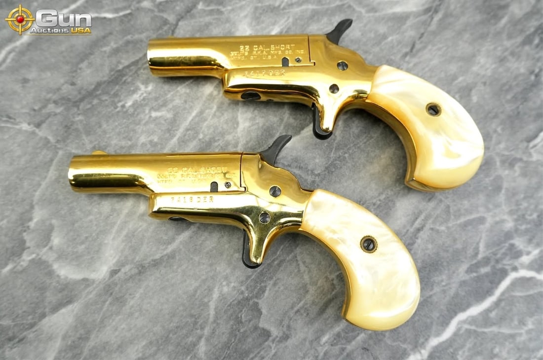 COLT DERRINGERS .22 SHORT MATCHED SET - 2
