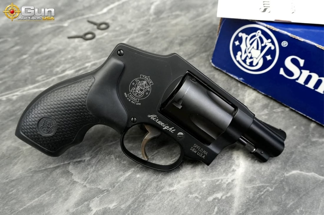 S&W 442 .38 S&W REVOLVER: S&W 442-2 38 S&W Revolver, 1 7/8" Barrel, Very Good Condition, Shiny Bore, Tight Action, sn:CZV6460Built on a lightweight J-frame with a fully enclosed hammer for snag-free carry, this compact five-sh