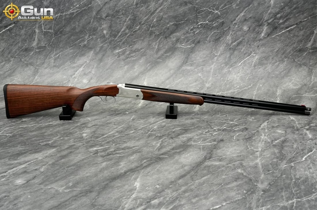 YILDIZ LEGACY .410 O/U ENGRAVED: YILDIZ SILAH SANAYI Legacy HP .410 ga. Over-Under Shotgun, 29" Barrel, Excellent Condition, Shiny Bores, Tight Action, sn:79-H25UU-004784Chambered in .410 gauge, this over-under boasts a silver-finish