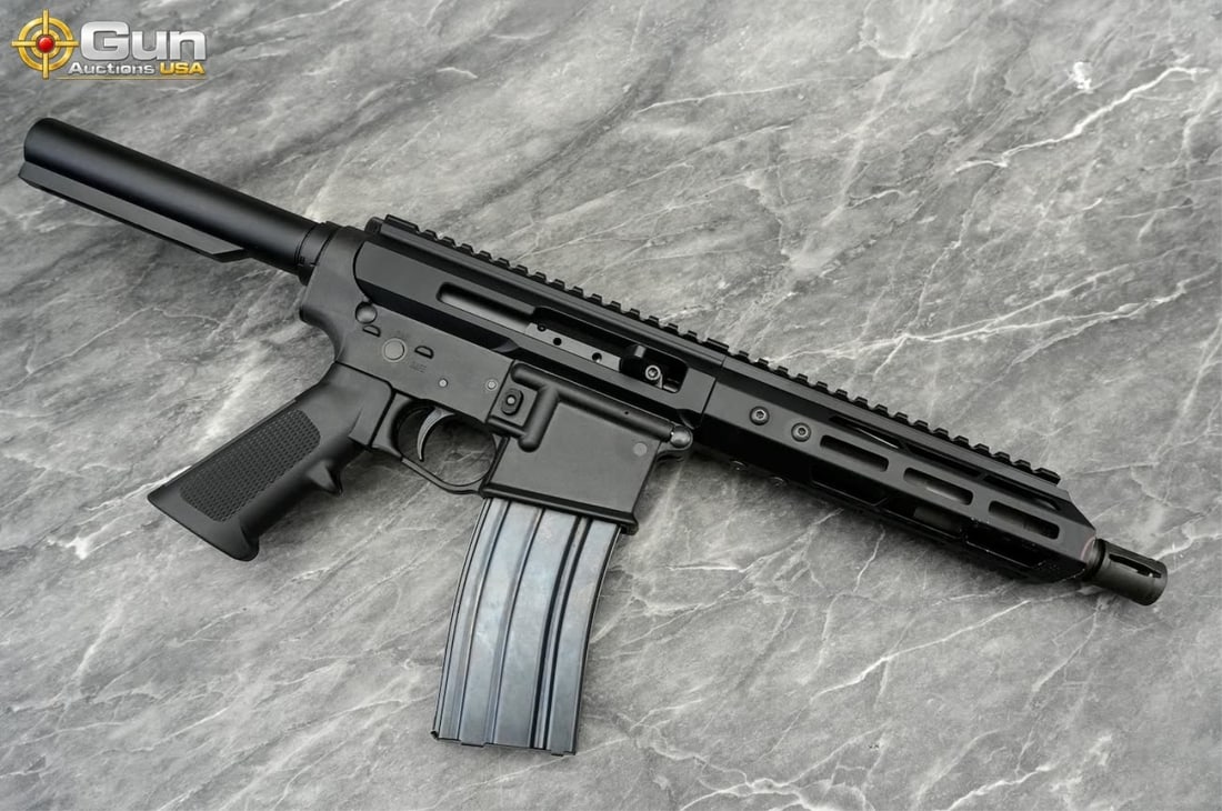 TN ARMS 15 5.56 SEMI PISTOL: TENNESSEE ARMS CO TN ARMS 15 5.56 NATO THREADED BARREL Semi Auto Pistol, 9.5" Barrel, Excellent Condition, Shiny Bore, Tight Action, sn:A000012229This AR-15 platform pistol is chambered in 5.56 NATO a
