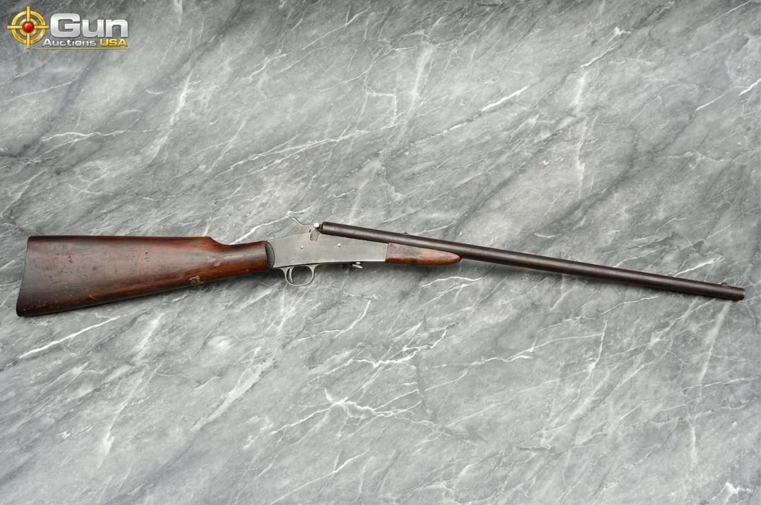 REMINGTON .22 ROLLING BLOCK RIFLE: Remington .22 S-L-LR Rolling Block Rifle, 20" Barrel, Good Condition, Normal Handling Marks, Shootable Bore, Tight Action, sn:390754 This single-shot rolling block rifle is chambered in .22 S-L-LR and