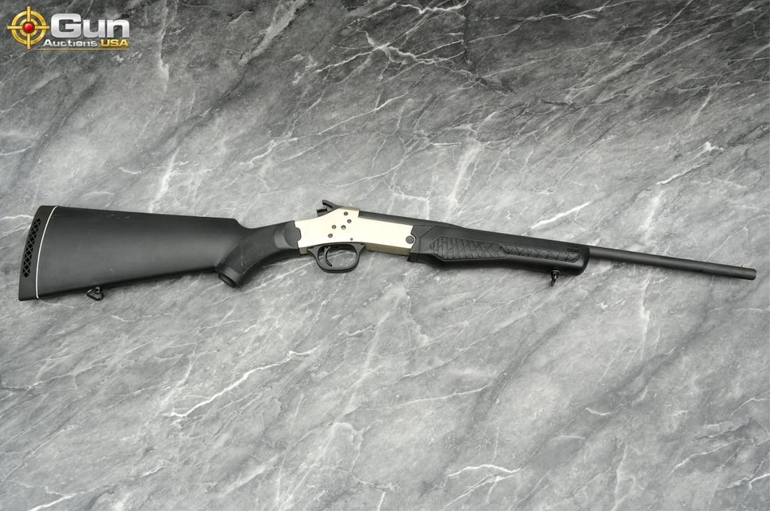 ROSSI .410 SINGLE SHOT SHOTGUN: CBC ROSSI SS POLY S41225BS .410 ga. Single Shot Shotgun, 18.5" Barrel, Very Good Condition, Shiny Bore, Tight Action, sn:SSP036882This CBC/Rossi single-shot .410-gauge shotgun features a brushed