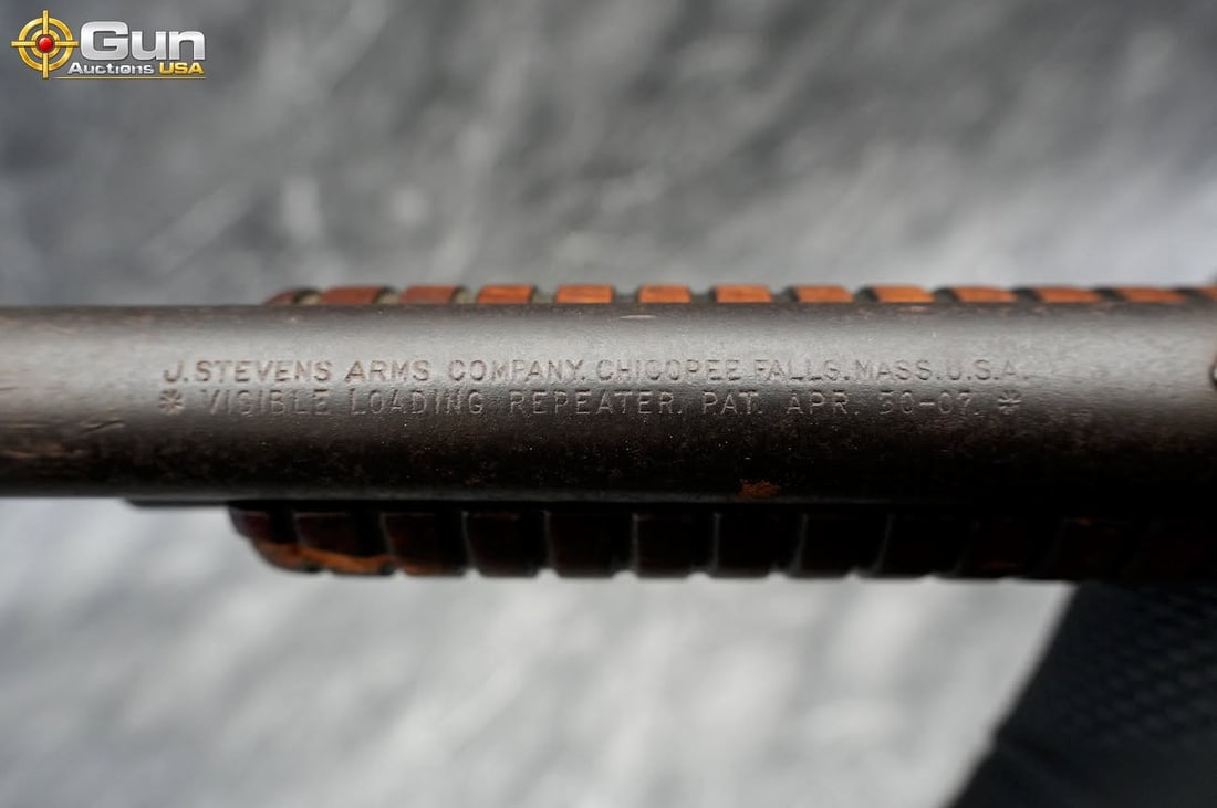 STEVENS VISIBLE LOADER .22 PUMP RIFLE - 4
