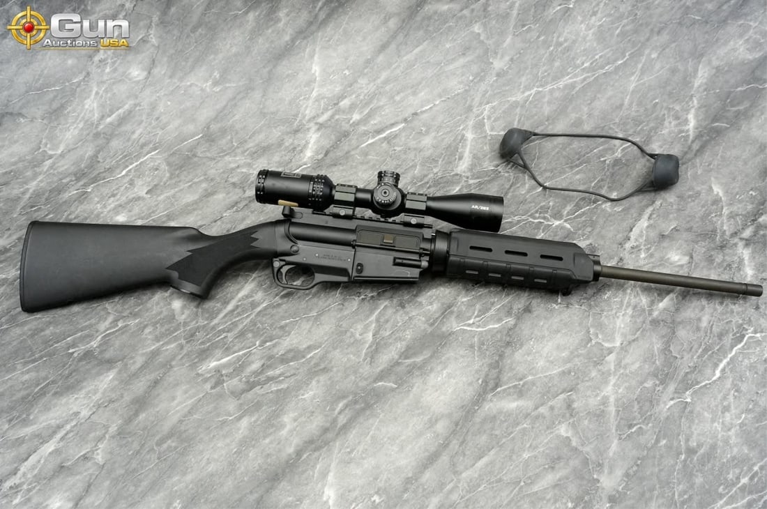 ARES SCR 5.56 NATO SEMI RIFLE: ARES DEFENSE SCR 5.56 NATO Semi Auto Rifle, 16.25" Barrel, Excellent Condition, Shiny Bore, Tight Action, sn:AS-002348This rifle from Ares Defense Systems pairs a traditional sporting-style buttstock 