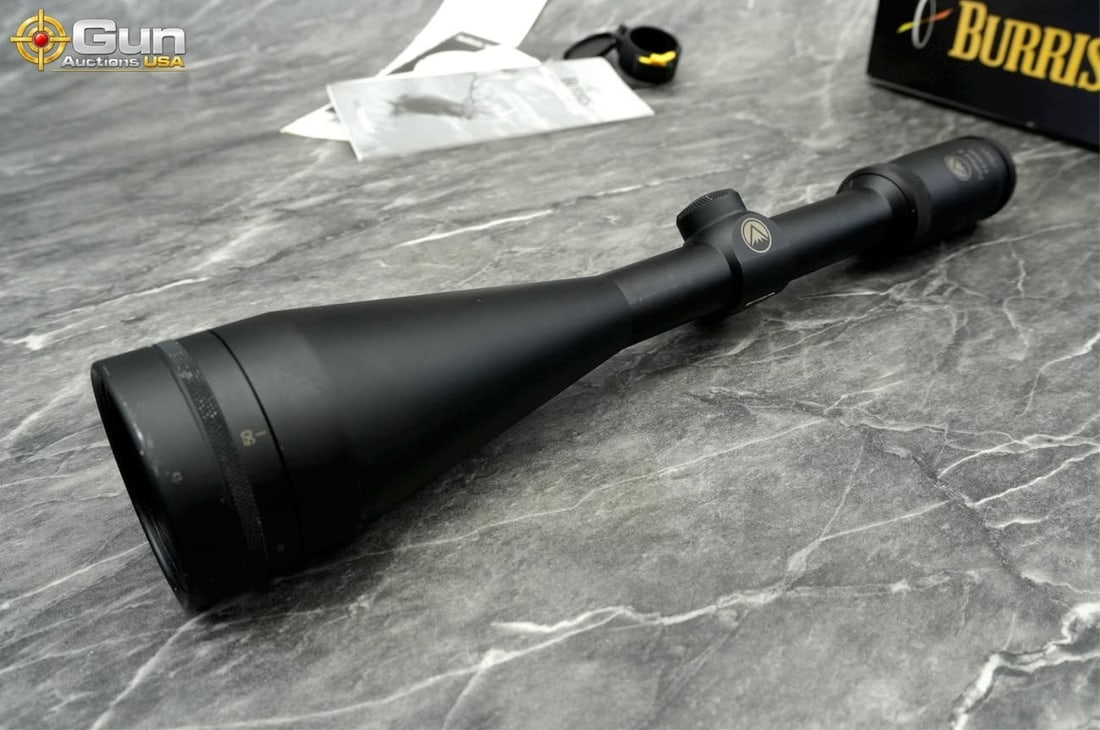 Burris FullField II rifle scope. Very Good Conditi: Burris FullField II rifle scope. Very Good Condition.The Burris FullField II is a proven hunting riflescope here in a 6.5-20x50mm configuration, featuring a Ballistic Mil-Dot reticle, adjustable objec