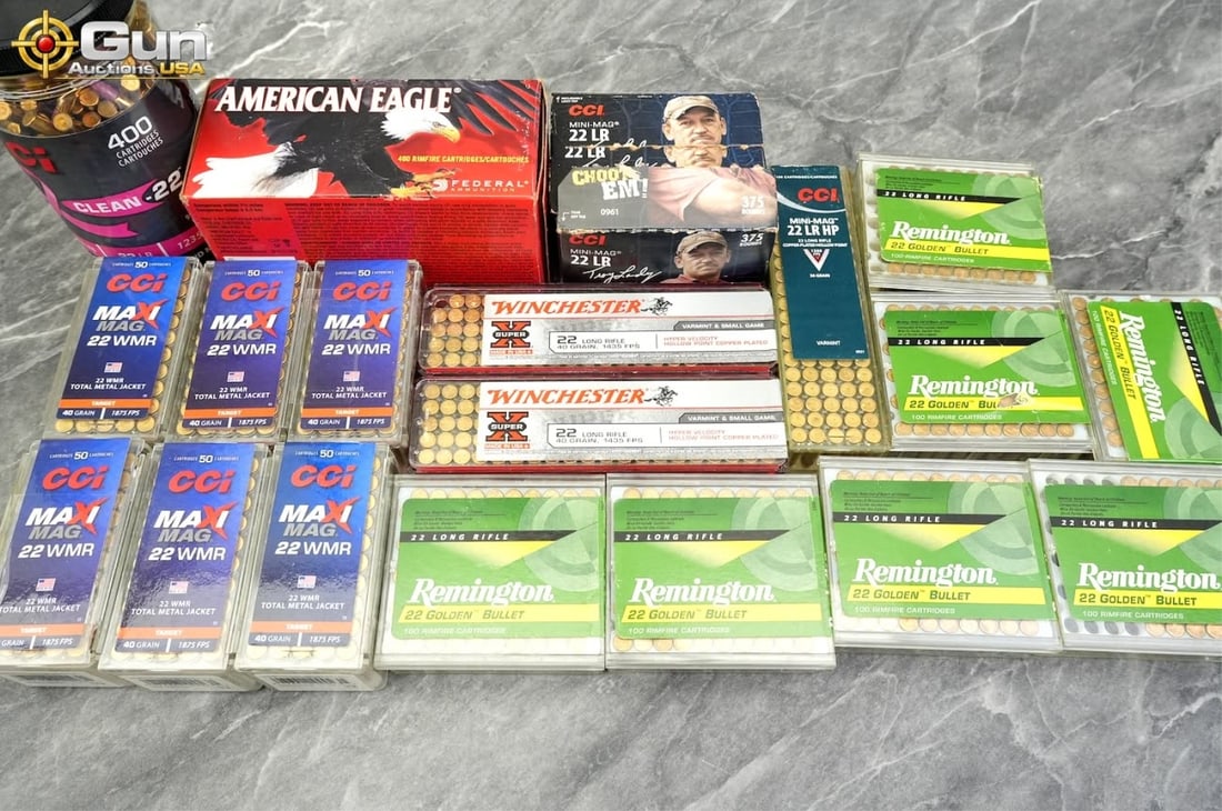 CCI, Federal, Winchester, Remington 22LR and 22WMR (1 of 7)