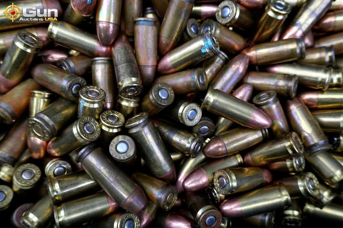 Blazer, etc. 9mm Luger. Approximately 850 rounds i - 2
