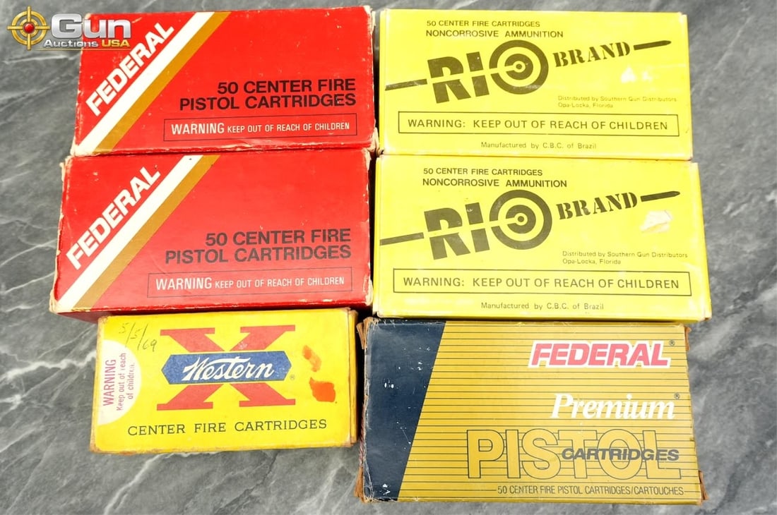 Assorted Federal, Western, and Rio Brand ammo. 388: Assorted Federal, Western, and Rio brand ammunition. 388 rounds in total.This lot includes .357 Magnum, .38 Special (+P), and .308 Winchester ammunition, featuring Federal 158-grain Nyclad SWC-HP, Fed