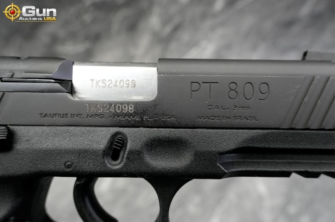 TAURUS PT809 9MM SEMI PISTOL - 5