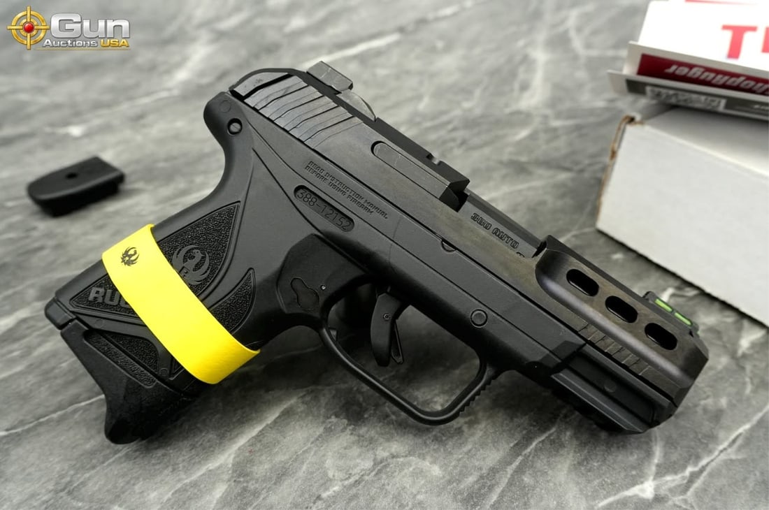 RUGER SECURITY-380 .380 ACP PISTOL: Ruger Security 380 .380 ACP Semi Auto Pistol, 3.5" Barrel, Very Good Condition, Shiny Bore, Tight Action, sn:38812152This compact Ruger Security-380 is chambered in .380 ACP and finished in matte blac