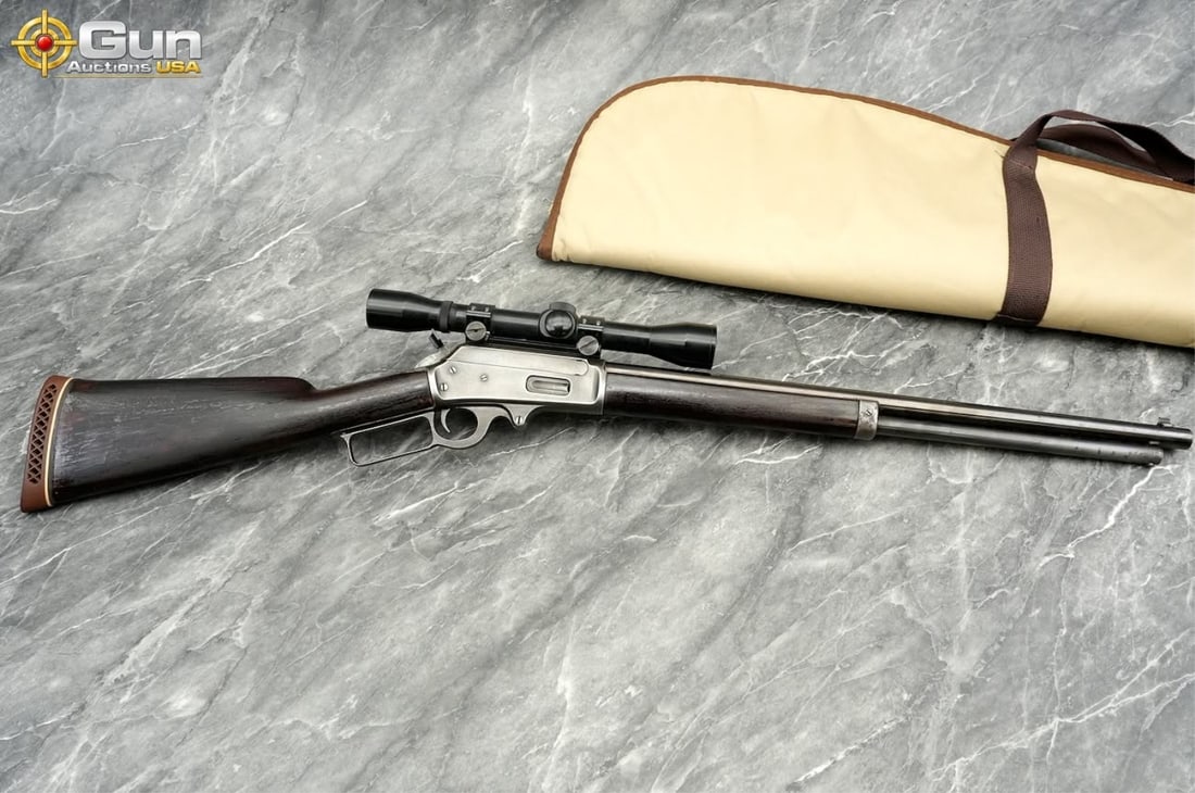 W.A. SUKALLE 30-30 LEVER ACTION RIFLE: W.A. SUKALLE 30-30 Lever Action Rifle, 20" Barrel, Good Condition, Normal Handling Marks, Shiny Bore, Tight Action, sn:107297This W.A. Sukalle-marked lever-action rifle is chambered in .30-30 and wear