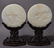 A PAIR OF ANCIENT CHINESE HETIAN WHITE JADE TABLE