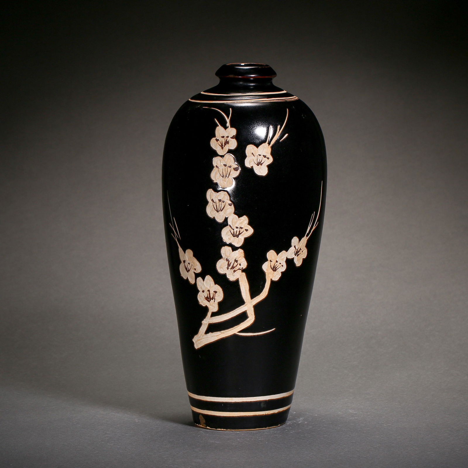 JIZHOU WARE PLUM BOTTLE, SONG DYNASTY, CHINA (1 of 7)