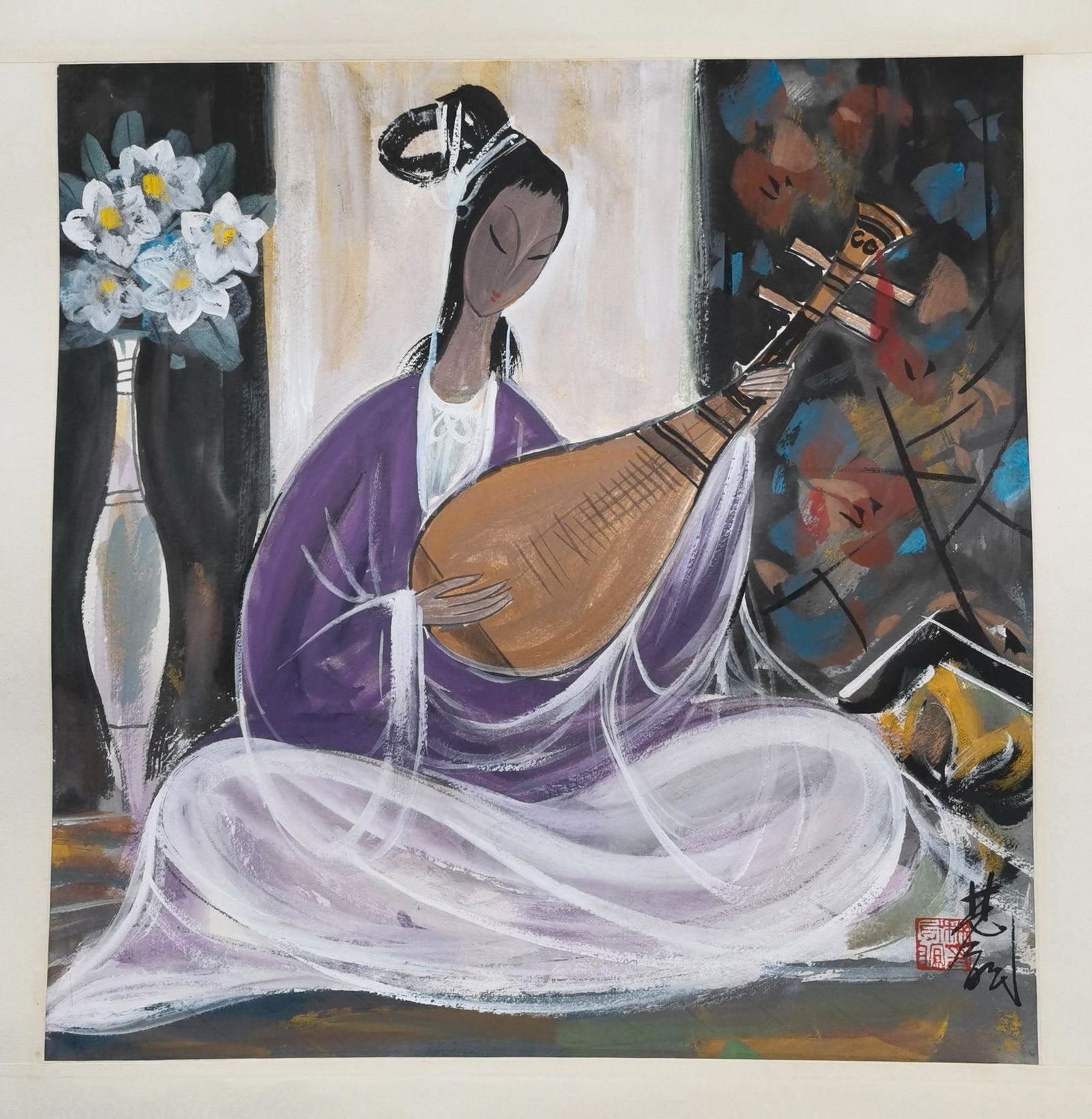 CHINESE PAINTING AND CALLIGRAPHY, LIN FENGMIAN MARK (1 of 7)