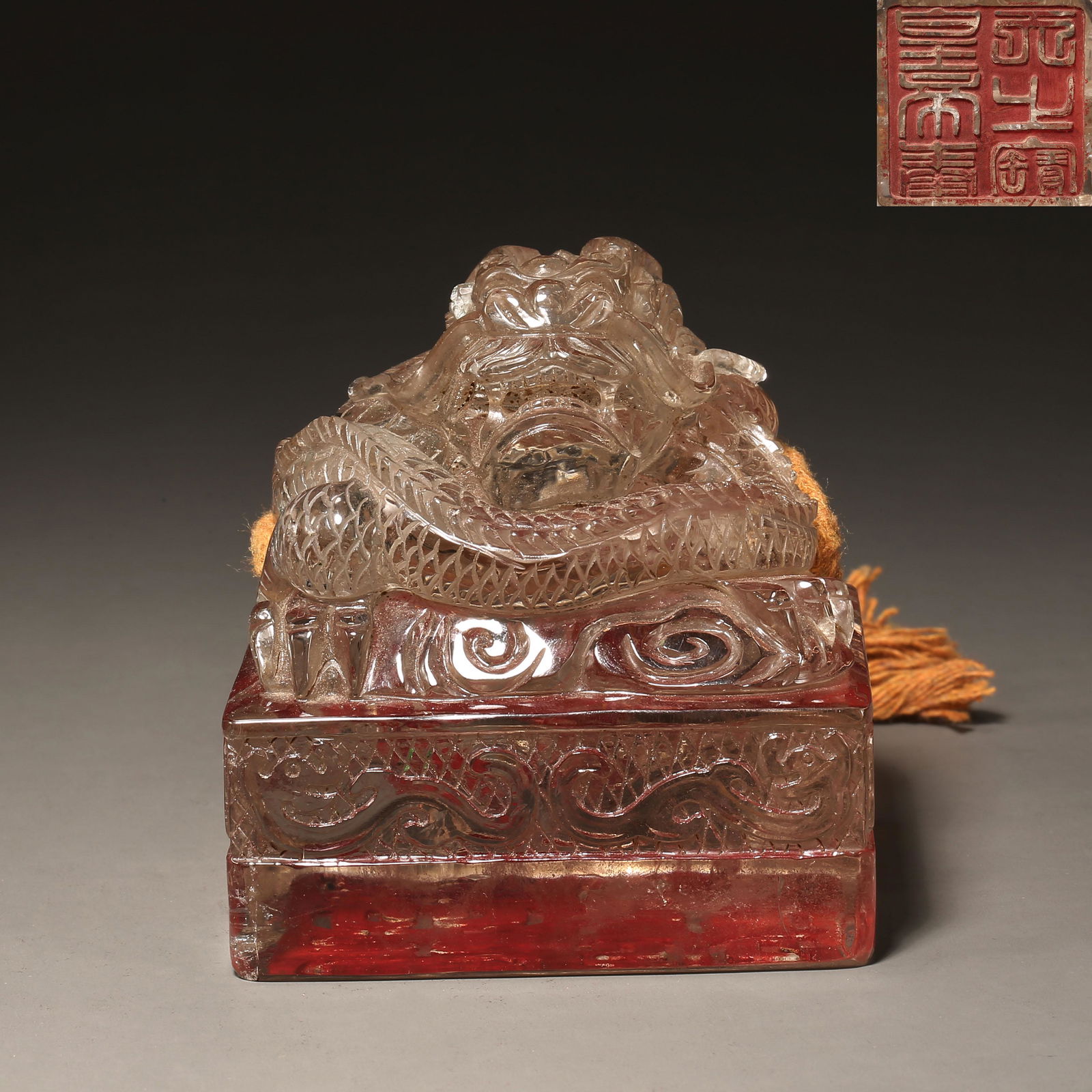 CHINA QING DYNASTY CRYSTAL SEAL (1 of 12)