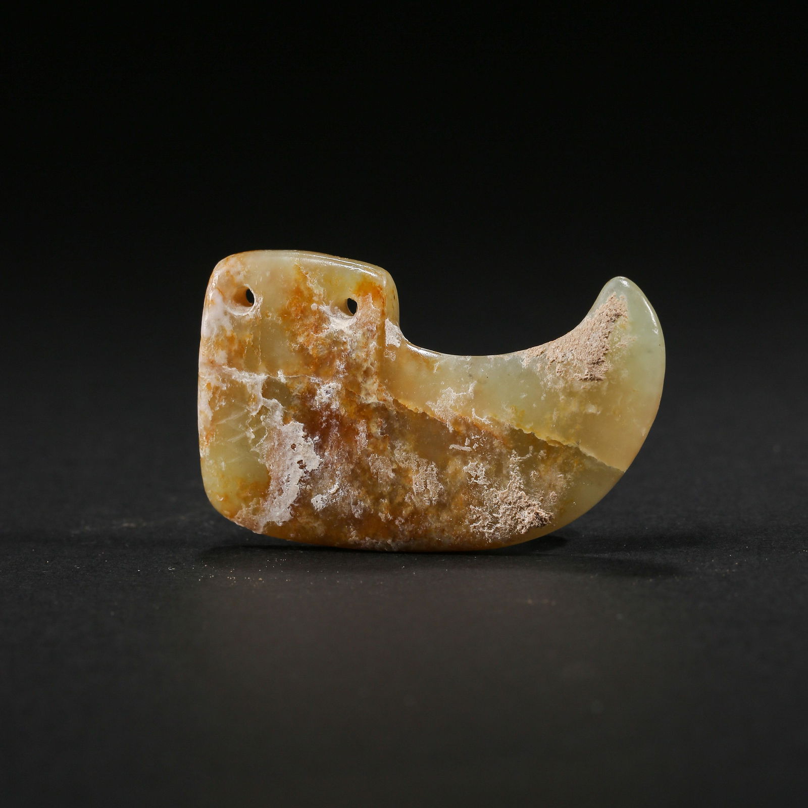 CHINESE HEMO JADE HOOK, HONGSHAN CULTURE (1 of 7)