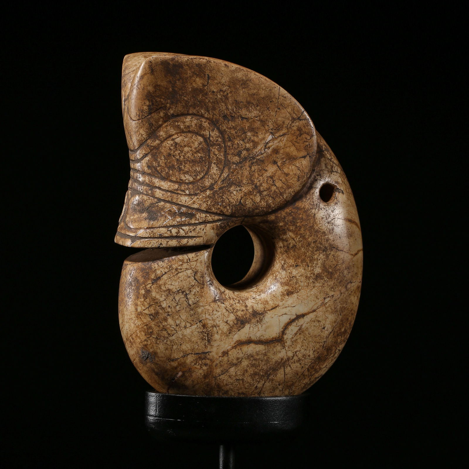 CHI KU PAI JADE PIG DRAGON, HONGSHAN CULTURE, NEOLITHIC (1 of 13)