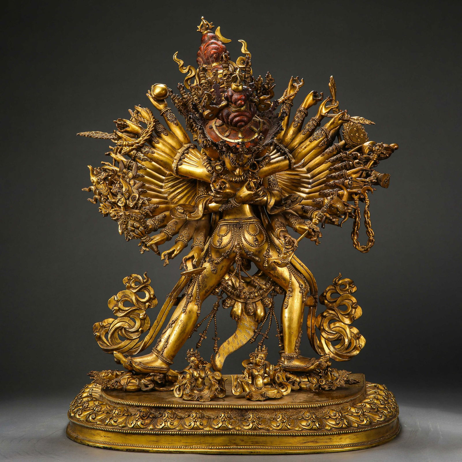 A GILT BRONZE BUDDHA STATUE , MING DYNASTY, CHINA (1 of 20)