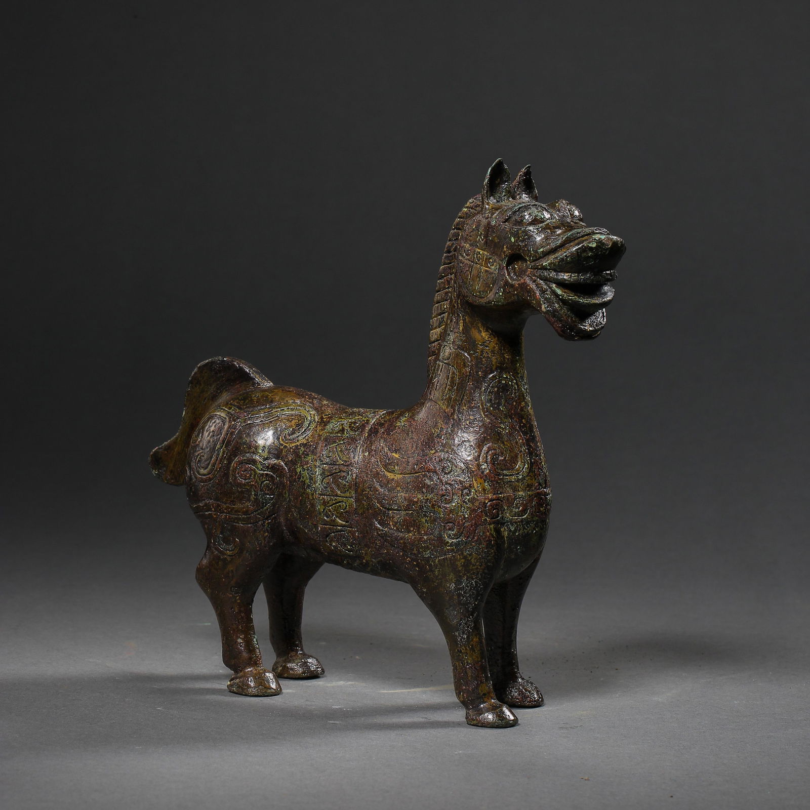 CHINESE BRONZE HORSE, HAN DYNASTY (1 of 8)