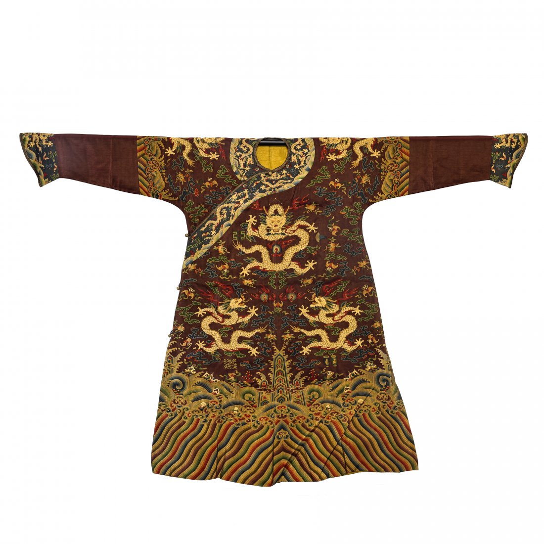 CHINESE KESI DRAGON ROBE, QING DYNASTY (1 of 8)