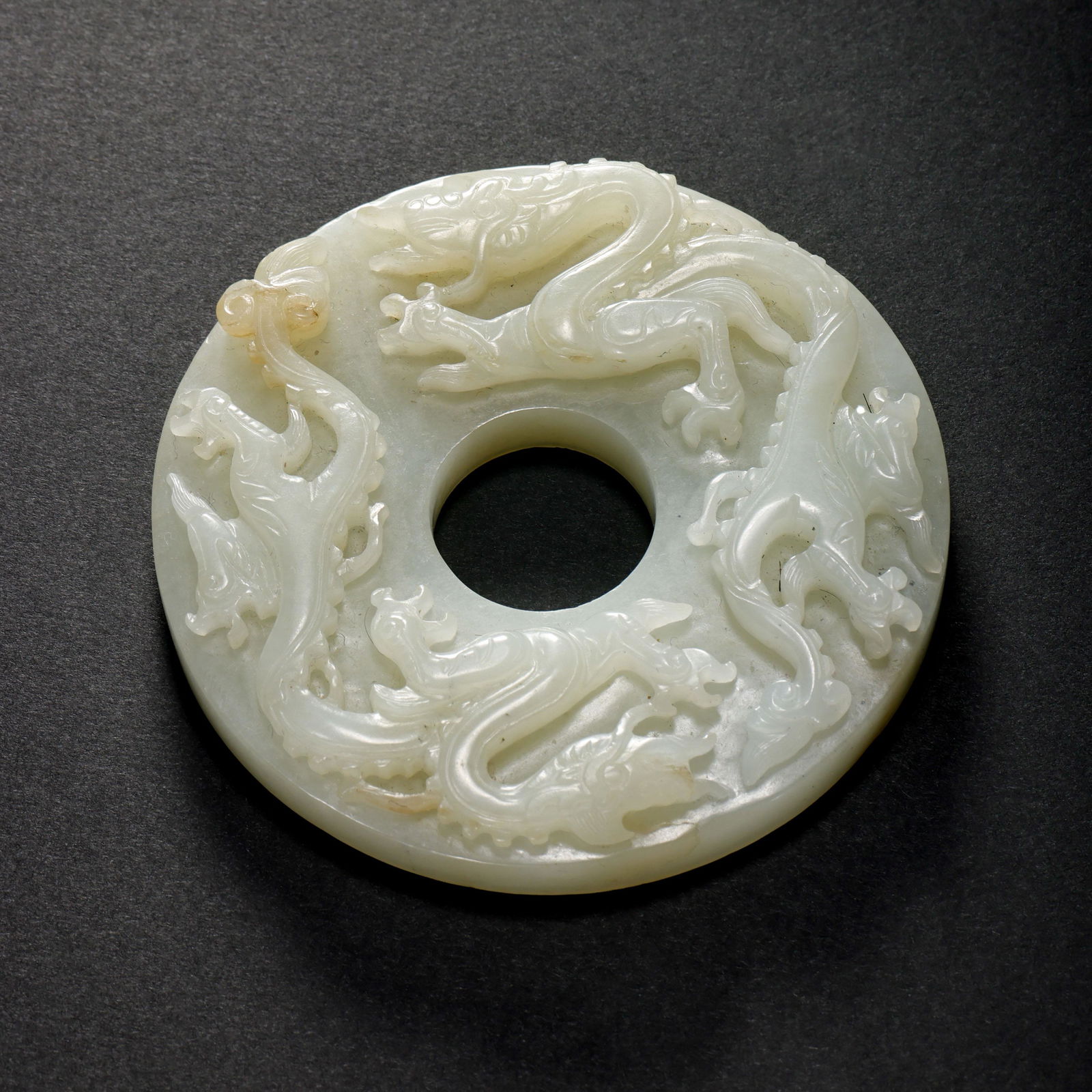 CHINESE HETIAN JADE BI, TANG DYNASTY (1 of 8)