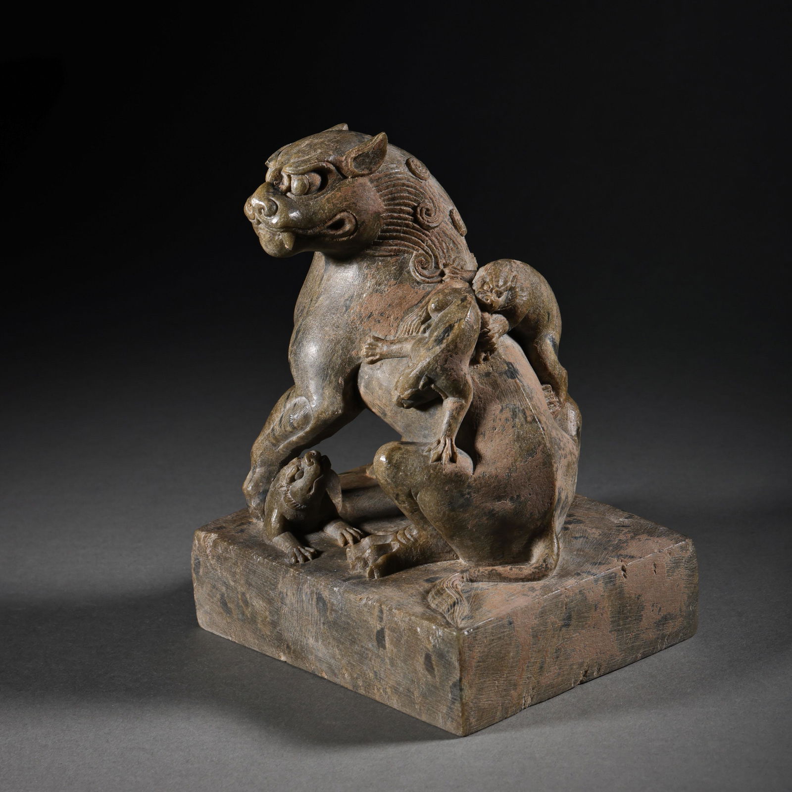 BLUESTONE BEAST OF TANG DYNASTY, CHINA (1 of 6)