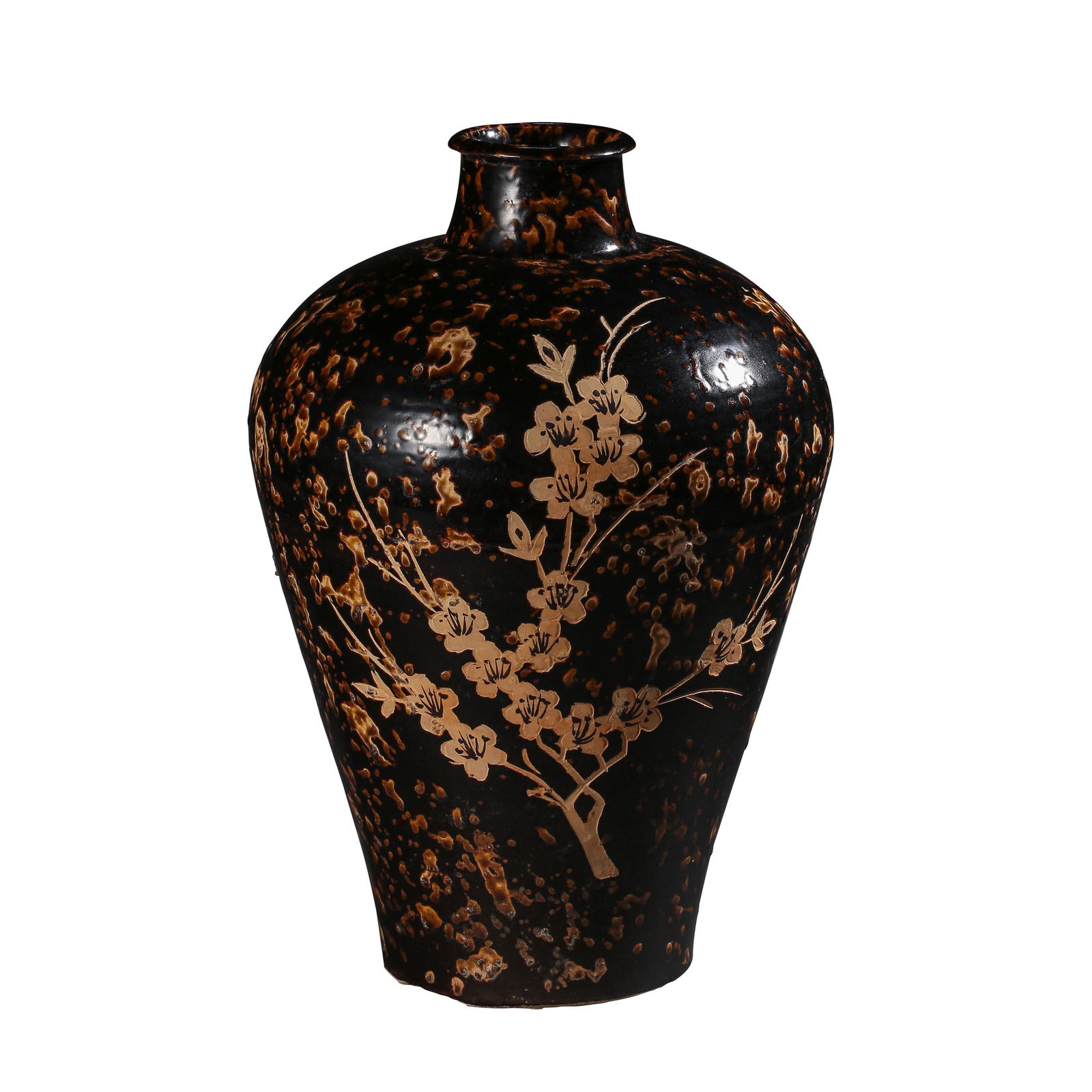 CHINESE SONG DYNASTY JIZHOU WARE VASE WITH PLUM PATTERN (1 of 10)