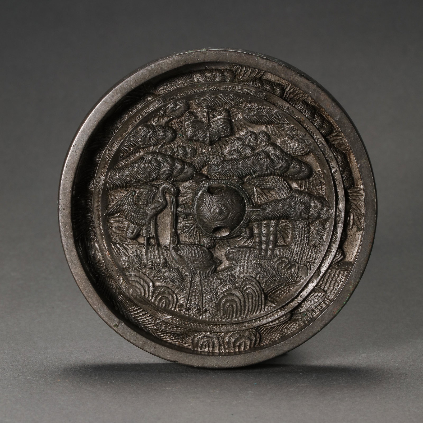 ANCIENT JAPANESE BRONZE MIRROR (1 of 9)